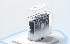 Essager ECT2CA-ZXB02-Z USB-A + 2xUSB-C 100W GaN hálózati töltő fehér