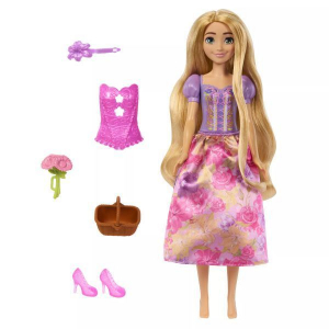 Mattel Disney hercegnők: Varázslatos meglepetés baba - Aranyhaj (HTV86)