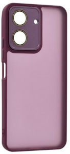 Gigapack Xiaomi Poco C65 szilikon tok akril hátlappal lila (GP-153409)