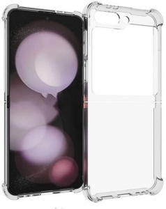 Gigapack Samsung Galaxy Z Flip6 (SM-F741) szilikon tok l&eacute;gp&aacute;rn&aacute;s sarkokkal &aacute;tl&aacute;tsz&oacute; (GP-159608)