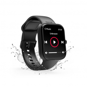 Hama Smartwatch 5000 okosóra fekete (00178614)