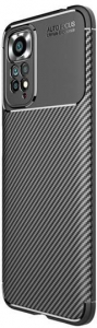 Gigapack Xiaomi Redmi Note 11 4G (Redmi Note 11S) karbon mint&aacute;s szilikon tok fekete (GP-129627)