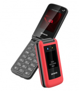 Aiwa FP-30-4G/RD Dual-Sim mobiltelefon piros