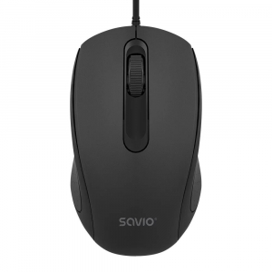 Savio MB-02 vezetékes egér fekete