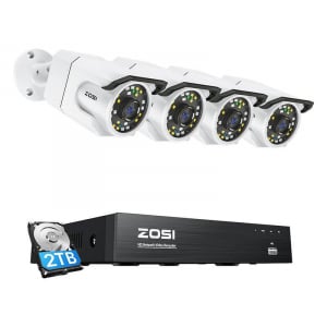 ZOSI 4db C105 WiFi 8MP kamera + 8ch NVR + 2TB HDD (6941709225865)