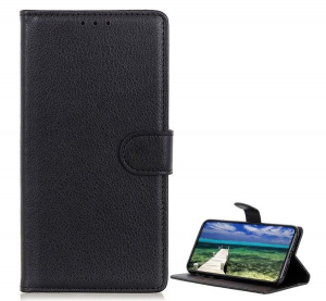 Gigapack Realme C61 4G bőr hat&aacute;s&uacute; pr&eacute;mium fliptok fekete (GP-162795)