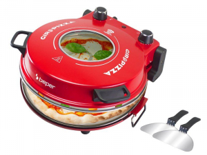 Beper P101CUD301 pizzas&uuml;tő betekintő ablakkal piros