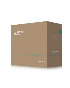 Deepcool CG580 WH táp nélküli ablakos ház fehér (R-CG580-WHNDA0-G-1)