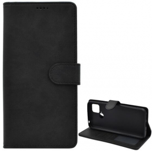 Gigapack Xiaomi Poco C40 bőr hatású prémium fliptok fekete (GP-130620)