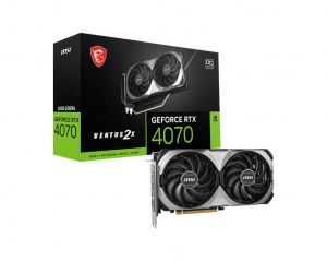 MSI GeForce RTX 4070 12GB VENTUS 2X E1 12G OC videokártya