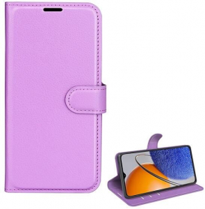 Gigapack Huawei Nova Y61 bőr hatású prémium fliptok lila (GP-137027)