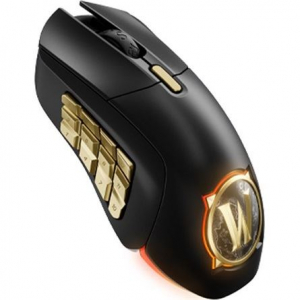 SteelSeries Aerox 9 Wireless: World of Warcraft Edition vezeték nélküli optikai Gaming egér fekete (62619)