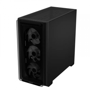 ASUS A23 PLUS táp nélküli ablakos Micro-ATX ház fekete