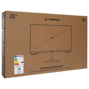 25" Rampage CRIMSON CR25R180 monitor fekete (40441)