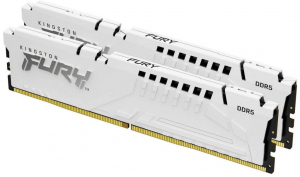 64GB 6000MHz DDR5 RAM Kingston Fury Beast White EXPO CL30 (2x32GB) (KF560C30BWEK2-64)