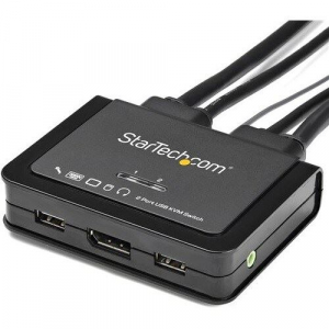 Startech.com KVM Switch 2PC USB Display port (SV211DPUA4K)