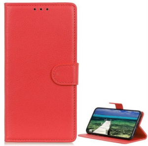 Gigapack Honor X7 (2022) bőr hatású prémium fliptok piros (GP-135362)