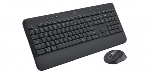 Logitech Signature MK650 Combo For Business vezeték nélküli belga (Azerty) billentyűzet + egér grafitszürke (920-011001)