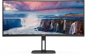 34" AOC CU34V5C/BK ívelt LCD monitor