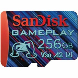 256GB microSDXC Sandisk GamePlay U3 A2 V30 (SDSQXAV-256G-GN6XN)