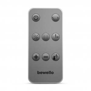 Bewello Smart fali hősugárzó, Tuya kompatibilis fekete (BW2103A)