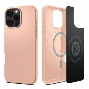 Spigen Thin Fit (MagFit) Apple iPhone 16 Pro Max tok Rose Titanium - r&oacute;zsasz&iacute;n (ACS08686)