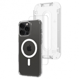 Spigen Apple iPhone 16 Pro Max Ultra Hybrid MagSafe tok + Glas.tR EZ Fit kijelzővédő csomag (ACS08141)