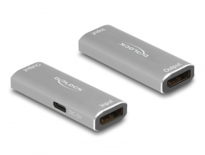 Delock DisplayPort 1.4 ism&eacute;tlő 8K 30 Hz 20 m (11504)
