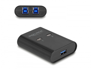 Delock USB 5 Gbps kapcsol&oacute; 2 szem&eacute;lyi sz&aacute;m&iacute;t&oacute;g&eacute;p - 1 eszk&ouml;z (11508)