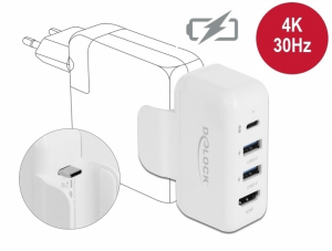 Delock Átalakító Apple PD-s és HDMI 4K-s tápcsatlakozóhoz (64080)