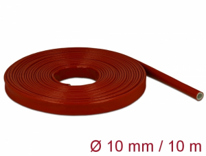 Delock Tűzv&eacute;delmi szilikon bor&iacute;t&aacute;s&uacute; takar&aacute;s 10 m x 10 mm piros (18899)
