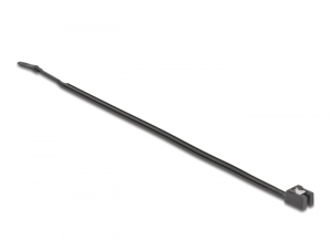 Delock Egyedileg vágható kábelkötegelő 200 x 4,8 mm (H x Sz), 50 db. Fekete (19468)
