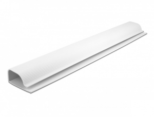 Delock Asztalalatti k&aacute;belcsatorna 63 x 28 mm foglalat&uacute; &eacute;s 400 mm hossz&uacute;, 2 db. feh&eacute;r (20885)