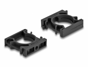 Delock K&aacute;bel bor&iacute;t&oacute; tart&oacute; z&aacute;r&oacute;klippel 25 mm 4 db. fekete (60486)