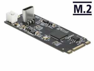 Delock &Aacute;talak&iacute;t&oacute; M.2 kulcs B+M apa - USB Type-C  csatlakoz&oacute; (63174)