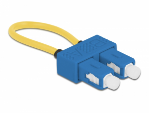 Delock Optikai sz&aacute;las hurok adapter SC / UPC szimpla m&oacute;d k&eacute;k (86920)