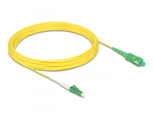 Delock Kábel, optikai szálas LC-APC > SC-APC Simplex egyszeres OS2, 10 m (83876)