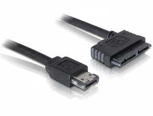 Delock eSATAp - Micro SATA 16 tűs kábel 1m (84416)
