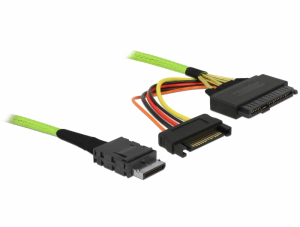 Delock kábel OCuLink PCIe SFF-8611 - U.2 SFF-8639 1 m (85756)
