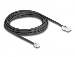 Delock Telefon k&aacute;bel RJ45 apa - RJ11 apa fekete 5 m (88038)