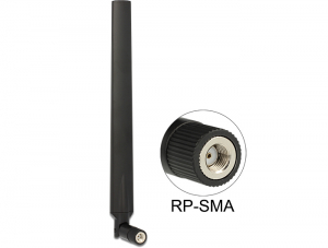 Delock WLAN 802.11 ac/a/h/b/g/n RP-SMA antenna 4 ~ 7 dBi mindenir&aacute;ny&uacute; csatlakoz&oacute;val (88899)