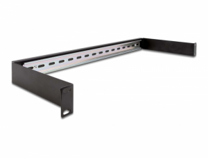 Delock 19  DIN sin panel 1U fekete (66883)