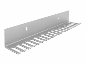 Delock Falra rögzíthető, 318 x 65 mm kábelrendező, szürke (66888)