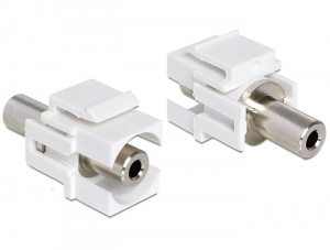 Delock Keystone modul sztere&oacute; jack 3.5 mm anya > sztere&oacute; jack 3.5 mm anya (86322)