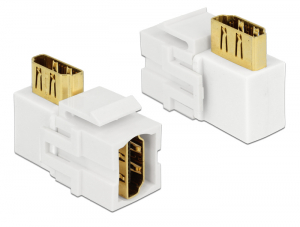 Delock Keystone modul HDMI anya > HDMI anya 90 -os szögben fehér (86359)