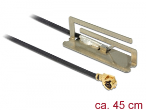 Delock WLAN antenna MHF / U.FL-LP-068 kompatibilis csatlakozó 802.11 ac / a / h / b / g / n PIFA 1,6 (86389)
