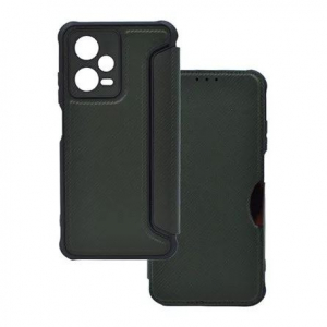 Gigapack Xiaomi Poco X5 5G karbon mintás fliptok sötétzöld (GP-138747)