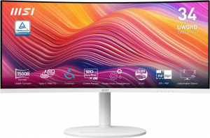34" MSI Modern MD342CQPW &iacute;velt monitor feh&eacute;r (9S6-3PC59H-012)