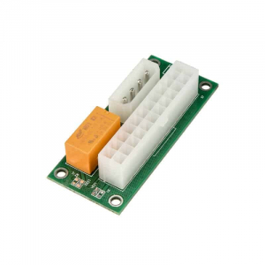 Kolink Dual/Multi tápszinkron adapter 24-Pin + 4-Pin (KL-AC-2PSU)