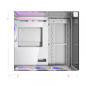 DarkFlash TH285 táp nélküli ablakos ház fehér + 4 db ventilátor